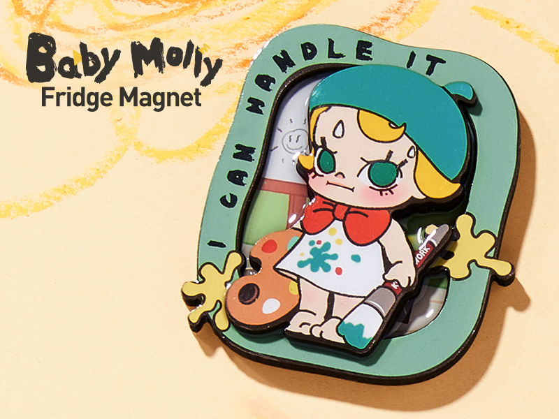 Baby Molly When I was Three! シリーズ マグネット【ピース