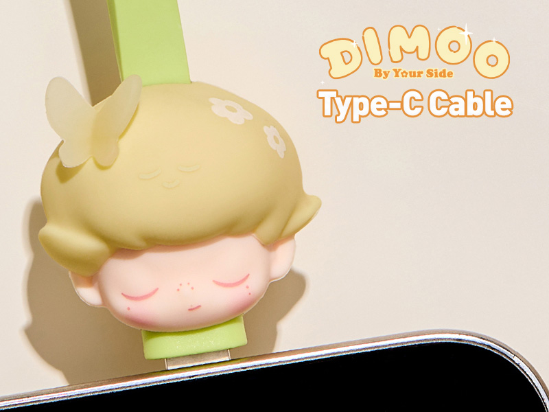 DIMOO By Your Side シリーズ Type-Cケーブル【ピース】 - POP