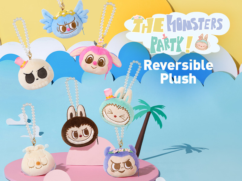 THE MONSTERS Party シリーズ リバーシブルぬいぐるみ【アソート THE MONSTERS Party シリーズ リバーシブルぬいぐるみ【アソート