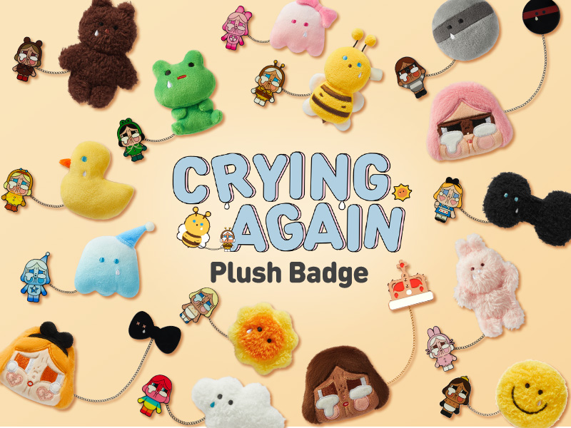 CRYBABY Crying Again シリーズ ぬいぐるみバッジ【アソート CRYBABY Crying Again シリーズ ぬいぐるみバッジ【アソート