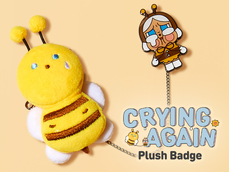 CRYBABY Crying Again シリーズ ぬいぐるみバッジ【ピース CRYBABY Crying Again シリーズ ぬいぐるみバッジ【ピース