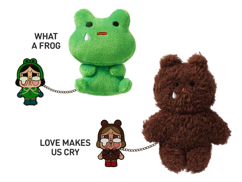 CRYBABY Crying Again シリーズ ぬいぐるみバッジ【ピース CRYBABY Crying Again シリーズ ぬいぐるみバッジ【ピース