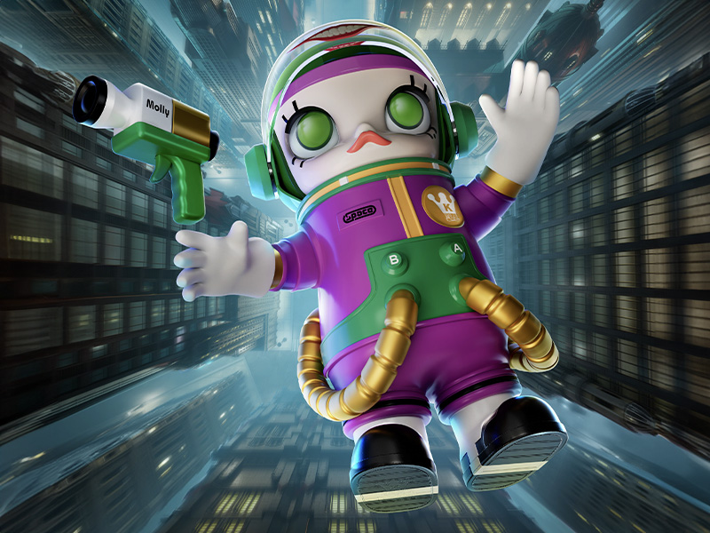 Amazon.co.jp: POP MART MEGA コレクション 400% SPACE MOLLY