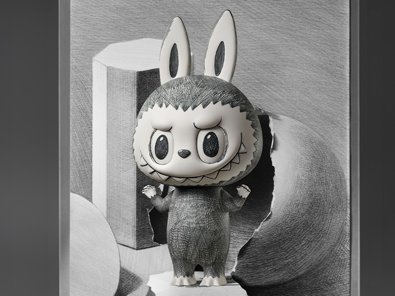 MEGA LABUBU 400% Sketch - POP MART JAPAN オンラインショップ MEGA LABUBU 400% Sketch - POP MART JAPAN オンラインショップ