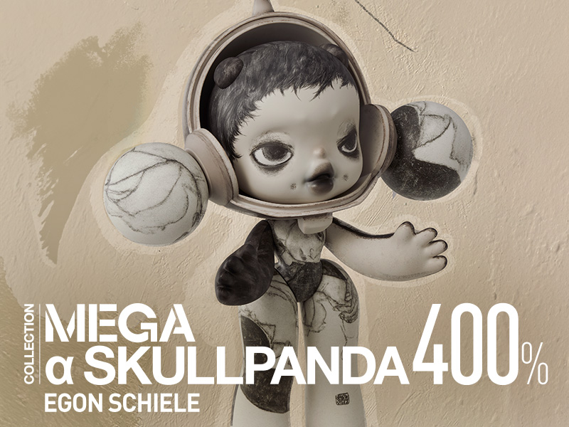 MEGA α SKULLPANDA 400% Egon Schiele - POP MART JAPAN MEGA α SKULLPANDA 400% Egon Schiele - POP MART JAPAN