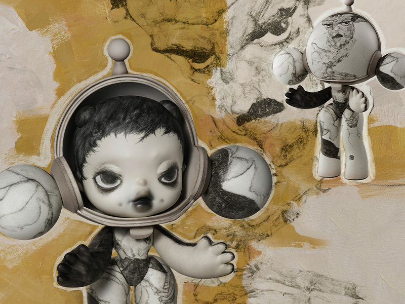 MEGA α SKULLPANDA 400% Egon Schiele - POP MART JAPAN MEGA α SKULLPANDA 400% Egon Schiele - POP MART JAPAN