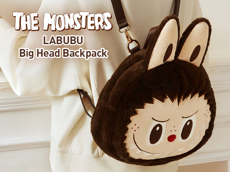 Classic Bag シリーズ LABUBU ビッグ ヘッド バックパック - POP Classic Bag シリーズ LABUBU ビッグ ヘッド バックパック - POP