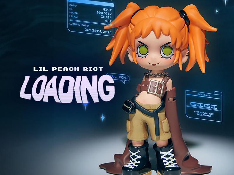 Lil Peach Riot Loading! シリーズ【ピース】 - POP MART JAPAN Lil Peach Riot Loading! シリーズ【ピース】 - POP MART JAPAN