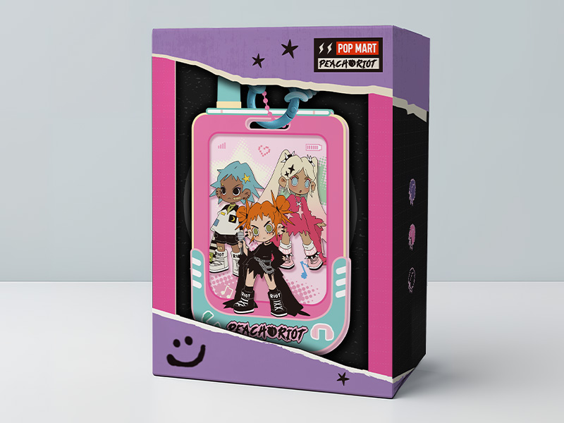 Lil Peach Riot Loading! カードホルダー - POP MART JAPAN Lil Peach Riot Loading! カードホルダー - POP MART JAPAN