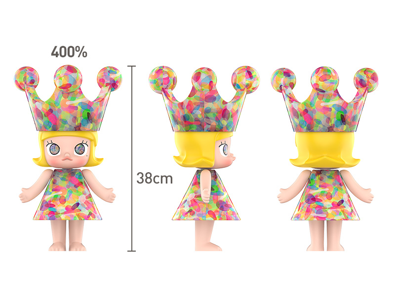MEGA ROYAL MOLLY 400% Huang Yuxing-Bubbles - POP MART JAPAN MEGA ROYAL MOLLY 400% Huang Yuxing-Bubbles - POP MART JAPAN
