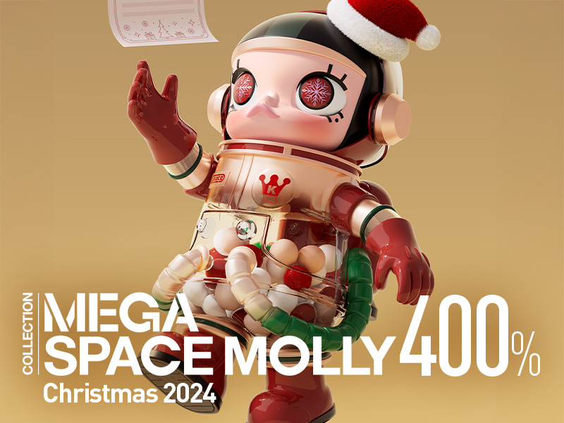 MEGA コレクション 400% SPACE MOLLY Christmas2024 - POP MART MEGA コレクション 400% SPACE MOLLY Christmas2024 - POP MART