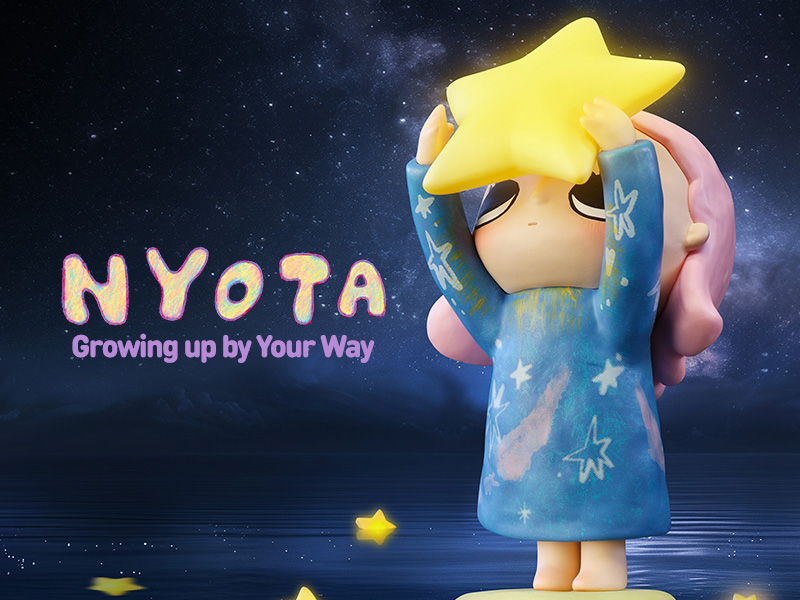 Nyota Growing up by Your Way シリーズ【ピース】 - POP MART Nyota Growing up by Your Way シリーズ【ピース】 - POP MART