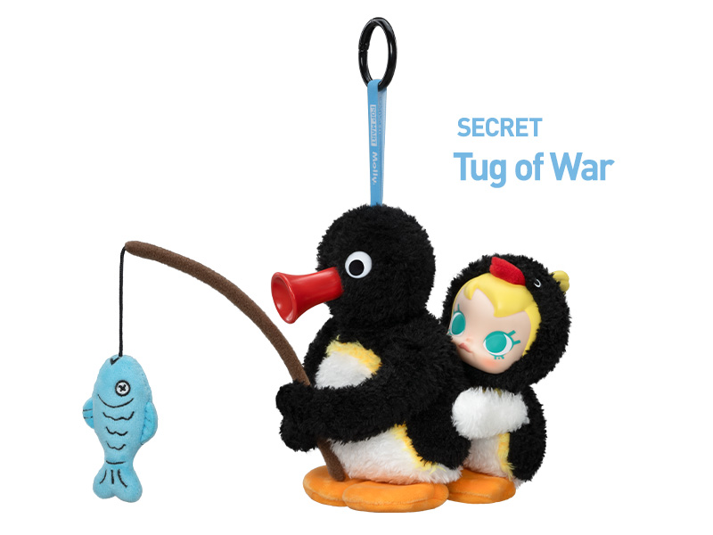 Baby Molly × Pingu Happy Fishing シリーズ ぬいぐるみ Baby Molly × Pingu Happy Fishing シリーズ ぬいぐるみ