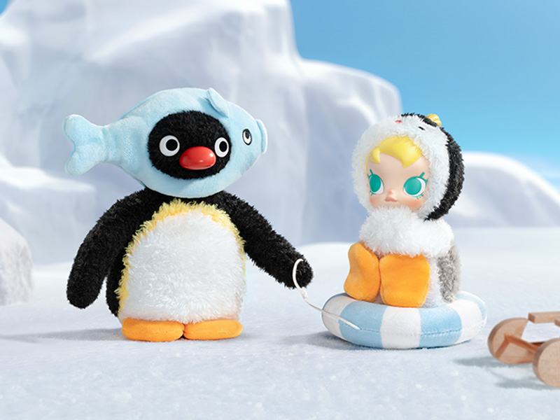 Baby Molly × Pingu Happy Fishing シリーズ ぬいぐるみ Baby Molly × Pingu Happy Fishing シリーズ ぬいぐるみ