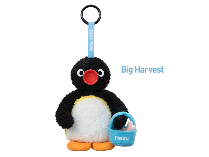 Baby Molly × Pingu Happy Fishing シリーズ ぬいぐるみ