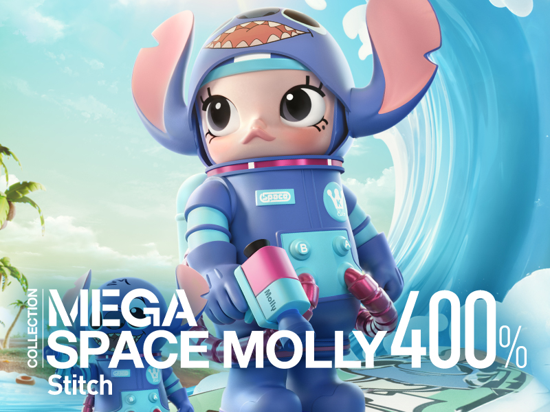 MEGA コレクション 400% SPACE MOLLY Stitch - POP MART JAPAN MEGA コレクション 400% SPACE MOLLY Stitch - POP MART JAPAN