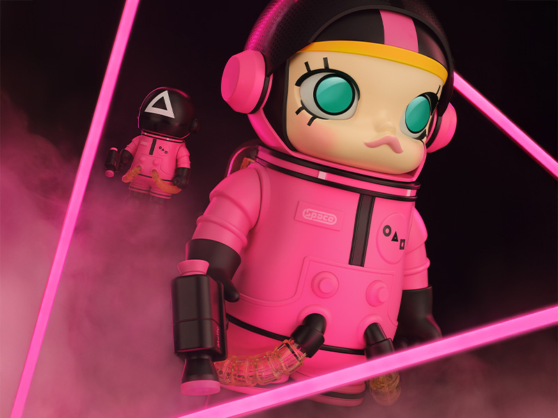 MEGA コレクション 400%+100% SPACE MOLLY Squid Game - POP MEGA コレクション 400%+100% SPACE MOLLY Squid Game - POP