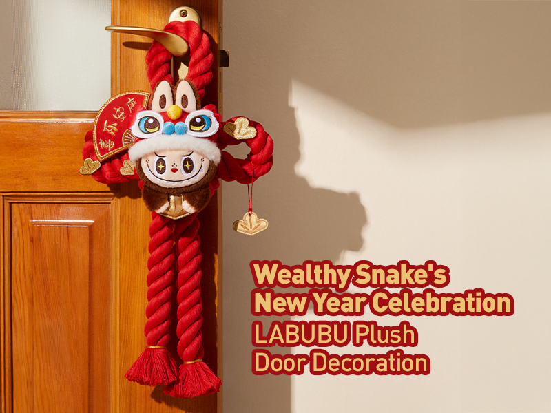 Wealthy Snake's New Year Celebration LABUBU ぬいぐるみ ドア