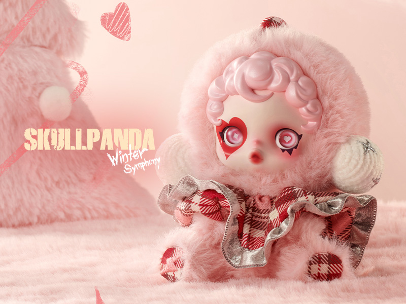 SKULLPANDA Winter Symphony シリーズ ぬいぐるみペンダント SKULLPANDA Winter Symphony シリーズ ぬいぐるみペンダント