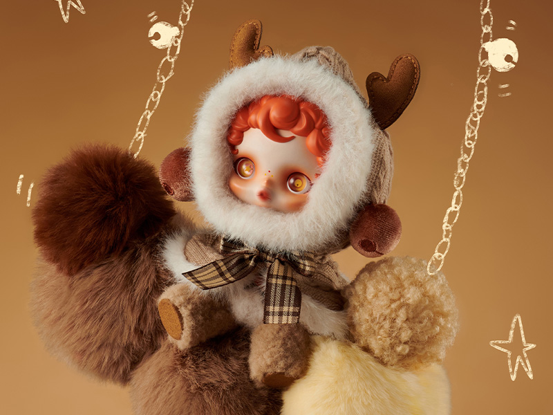 SKULLPANDA Winter Symphony シリーズ ぬいぐるみペンダント SKULLPANDA Winter Symphony シリーズ ぬいぐるみペンダント