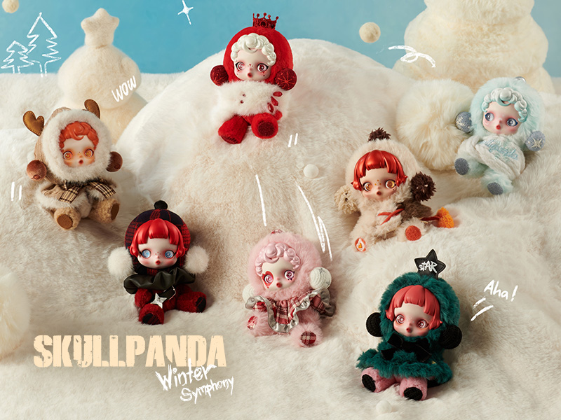 SKULLPANDA Winter Symphony シリーズ ぬいぐるみペンダント SKULLPANDA Winter Symphony シリーズ ぬいぐるみペンダント