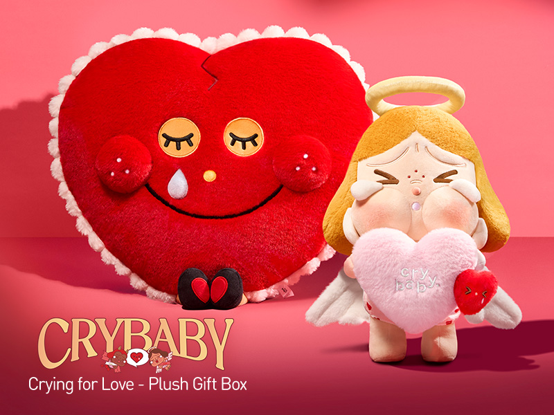 CRYBABY Crying for Love ぬいぐるみ ギフトボックス - POP MART CRYBABY Crying for Love ぬいぐるみ ギフトボックス - POP MART