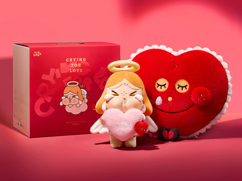 CRYBABY Crying for Love ぬいぐるみ ギフトボックス - POP MART CRYBABY Crying for Love ぬいぐるみ ギフトボックス - POP MART