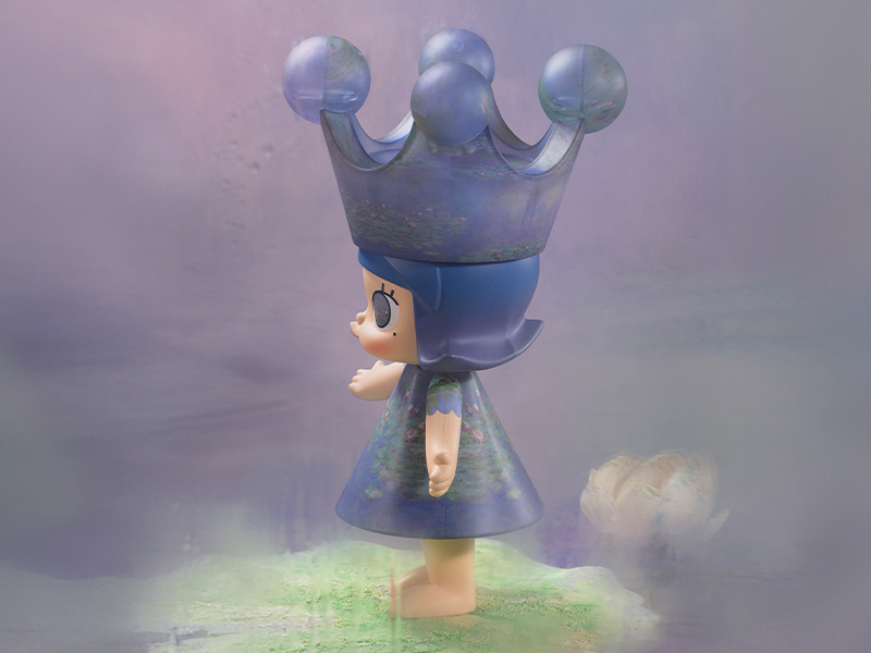 MEGA ROYAL MOLLY 400% Monet-Les Nympheas - POP MART JAPAN MEGA ROYAL MOLLY 400% Monet-Les Nympheas - POP MART JAPAN