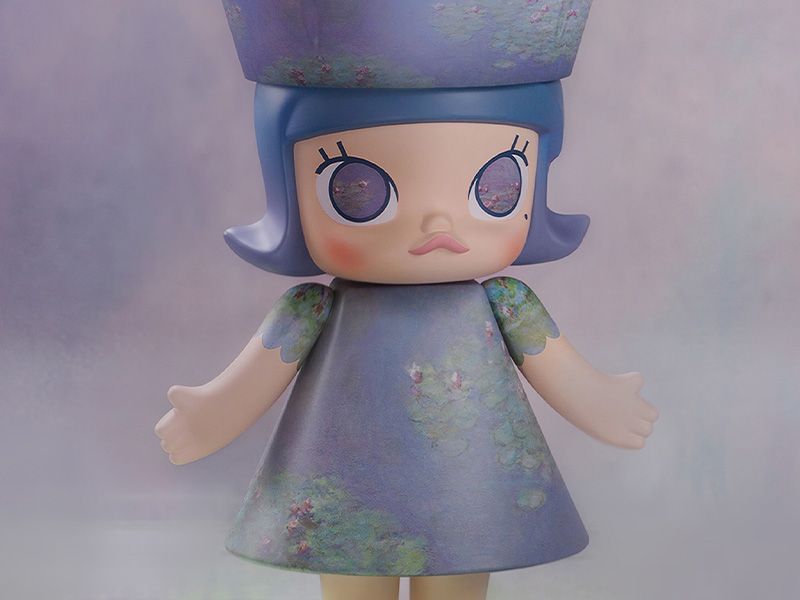 MEGA ROYAL MOLLY 400% Monet-Les Nympheas - POP MART JAPAN MEGA ROYAL MOLLY 400% Monet-Les Nympheas - POP MART JAPAN