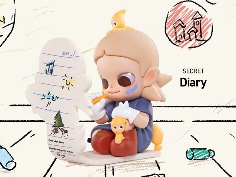Pop Mart Zsiga Borderline Drifter Series Diary (Secret