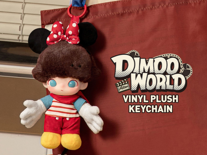 DIMOO WORLD × DISNEY シリーズ ぬいぐるみキーチェーン【ピース DIMOO WORLD × DISNEY シリーズ ぬいぐるみキーチェーン【ピース