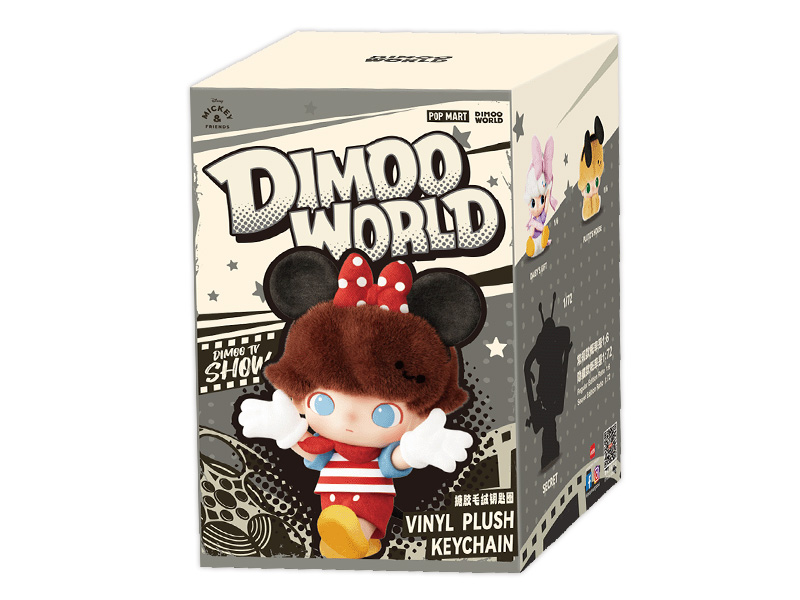 DIMOO WORLD × DISNEY シリーズ ぬいぐるみキーチェーン【ピース 
