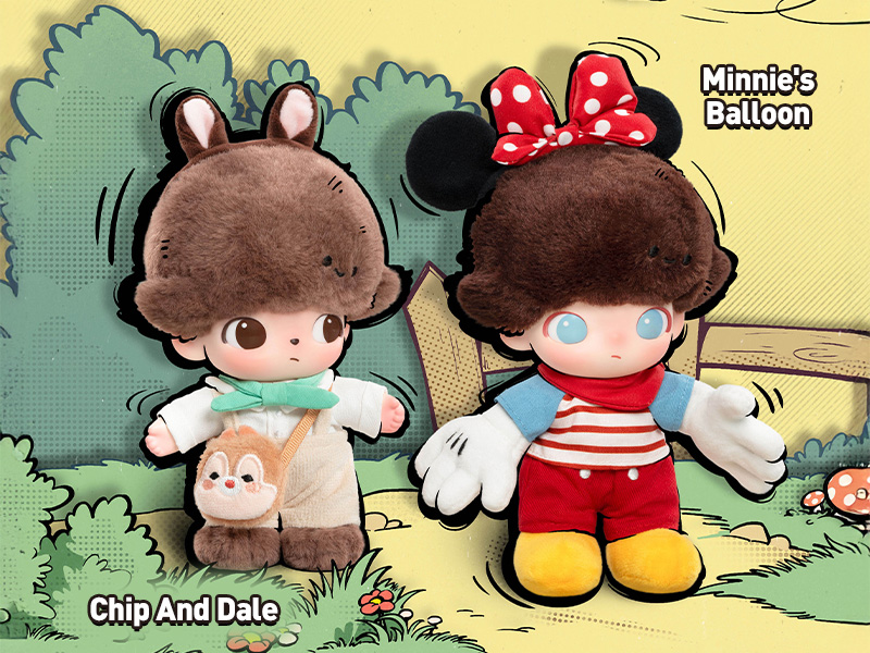 DIMOO WORLD × DISNEY シリーズ ぬいぐるみキーチェーン【ピース DIMOO WORLD × DISNEY シリーズ ぬいぐるみキーチェーン【ピース