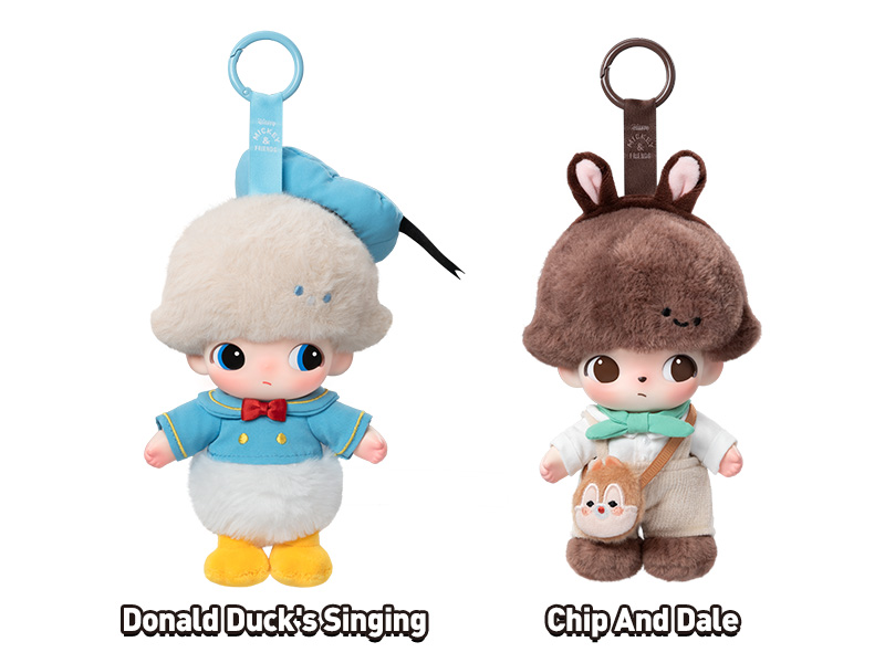 DIMOO WORLD × DISNEY シリーズ ぬいぐるみキーチェーン DIMOO WORLD × DISNEY シリーズ ぬいぐるみキーチェーン