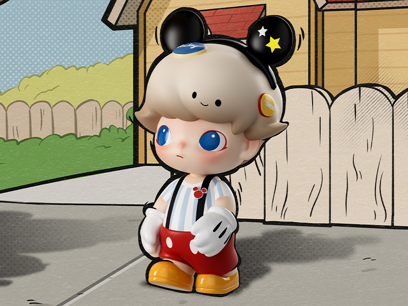 MEGA JUST DIMOO 400% Mickey Mouse - POP MART JAPAN MEGA JUST DIMOO 400% Mickey Mouse - POP MART JAPAN