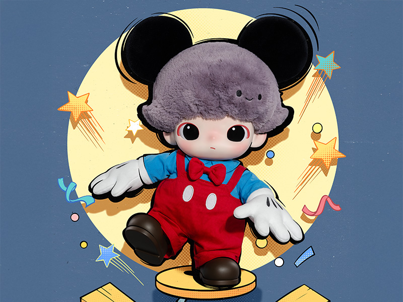 DIMOO WORLD × DISNEY Mickey ぬいぐるみバッグ - POP MART DIMOO WORLD × DISNEY Mickey ぬいぐるみバッグ - POP MART