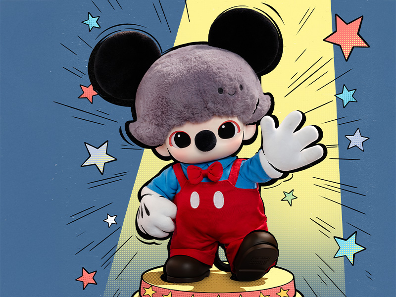 DIMOO WORLD × DISNEY Mickey ぬいぐるみバッグ - POP MART DIMOO WORLD × DISNEY Mickey ぬいぐるみバッグ - POP MART