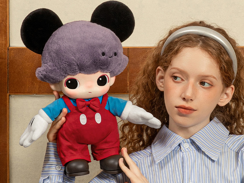 DIMOO WORLD × DISNEY Mickey ぬいぐるみバッグ - POP MART DIMOO WORLD × DISNEY Mickey ぬいぐるみバッグ - POP MART