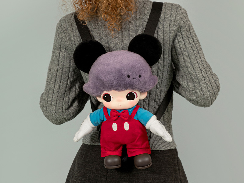 DIMOO WORLD × DISNEY Mickey ぬいぐるみバッグ - POP MART DIMOO WORLD × DISNEY Mickey ぬいぐるみバッグ - POP MART