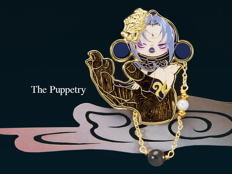 SKULLPANDA The Mirage シリーズ Breastpin【ピース】 - POP SKULLPANDA The Mirage シリーズ Breastpin【ピース】 - POP