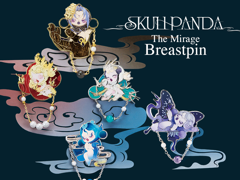 SKULLPANDA The Mirage シリーズ Breastpin【アソートボックス SKULLPANDA The Mirage シリーズ Breastpin【アソートボックス