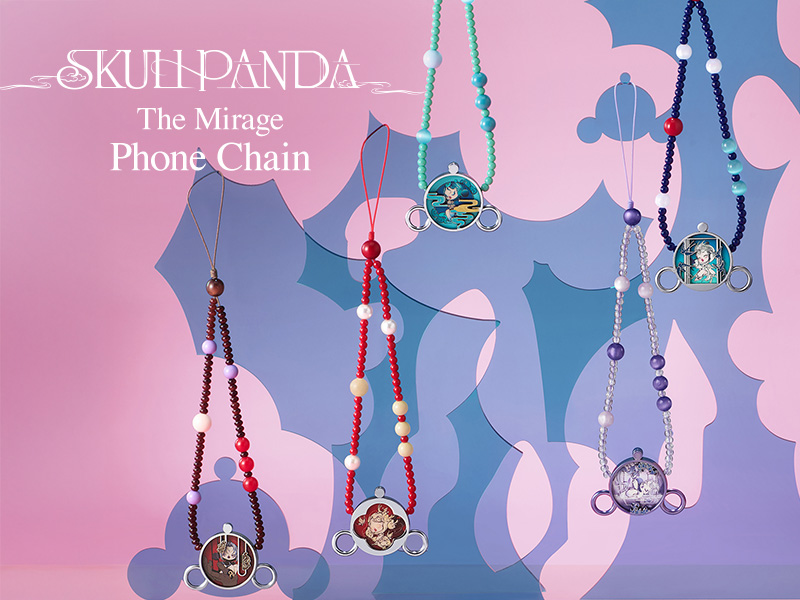 SKULLPANDA The Mirage シリーズ フォンチェーン【アソート SKULLPANDA The Mirage シリーズ フォンチェーン【アソート