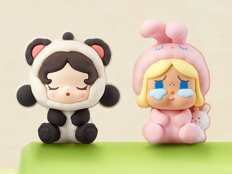 【台湾限定：正規品】POPBEAN（POPMART）セット/ ノベルティ付き POPMART popbean CRYBABY MINI doll Gradient Rainbow Series