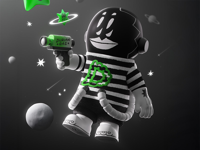 MEGA SPACE MOLLY DURIAN MAN 400%popmart MEGA SPACE 400% LALA