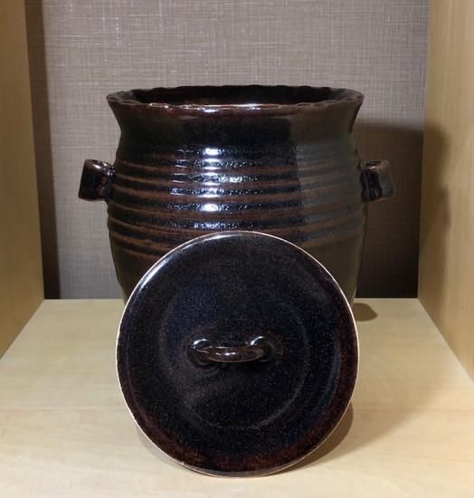 京焼・清水焼　河合栄之助 作　紅葉　香合　無傷　保護箱　保証。 京焼・清水焼 河合栄之助 作 天目釉 水指 無傷保証 共箱。 - 新