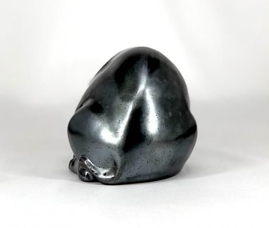 人間国宝 楠部弥弌 作 置物 豊牛 在銘 無傷 共箱 古物。 - 新・古美術