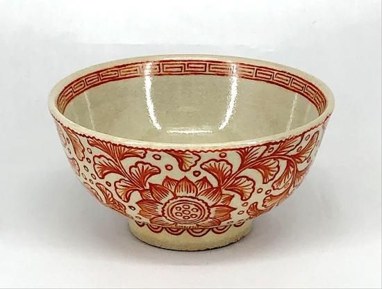 萬古焼 森有節 作 古萬古赤絵写 鉢 無傷 合箱 保証。 - 新・古 萬古焼 森有節 作 古萬古赤絵写 鉢 無傷 合箱 保証。 - 新・古