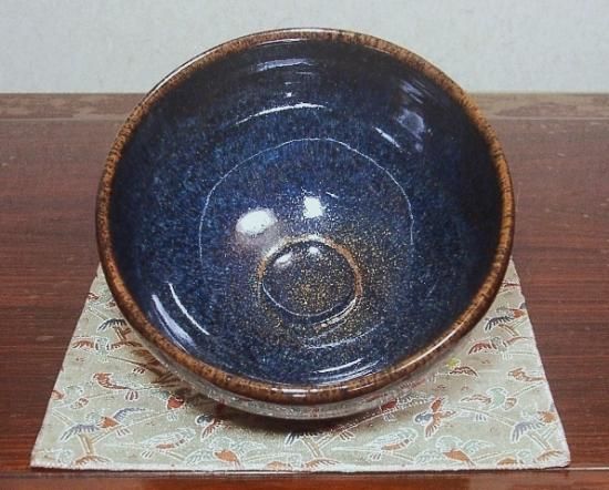 京焼・清水焼　西川實　作　兎糸毛　茶碗　共箱　古物。 京焼・清水焼 西川實 作 兎糸毛 茶碗 共箱 古物。