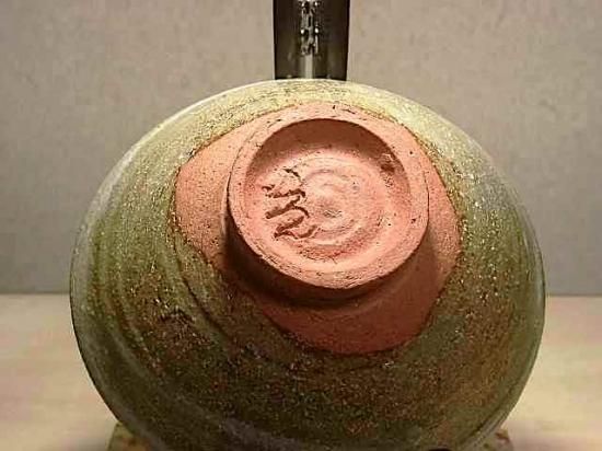 丹波焼作者不明「充啓」圓山銘茶碗無傷共箱。