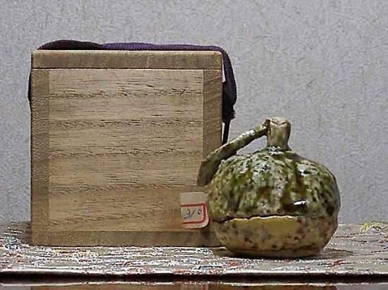 香合 ころ柿 尾形乾女作 香合 ころ柿 尾形乾女作